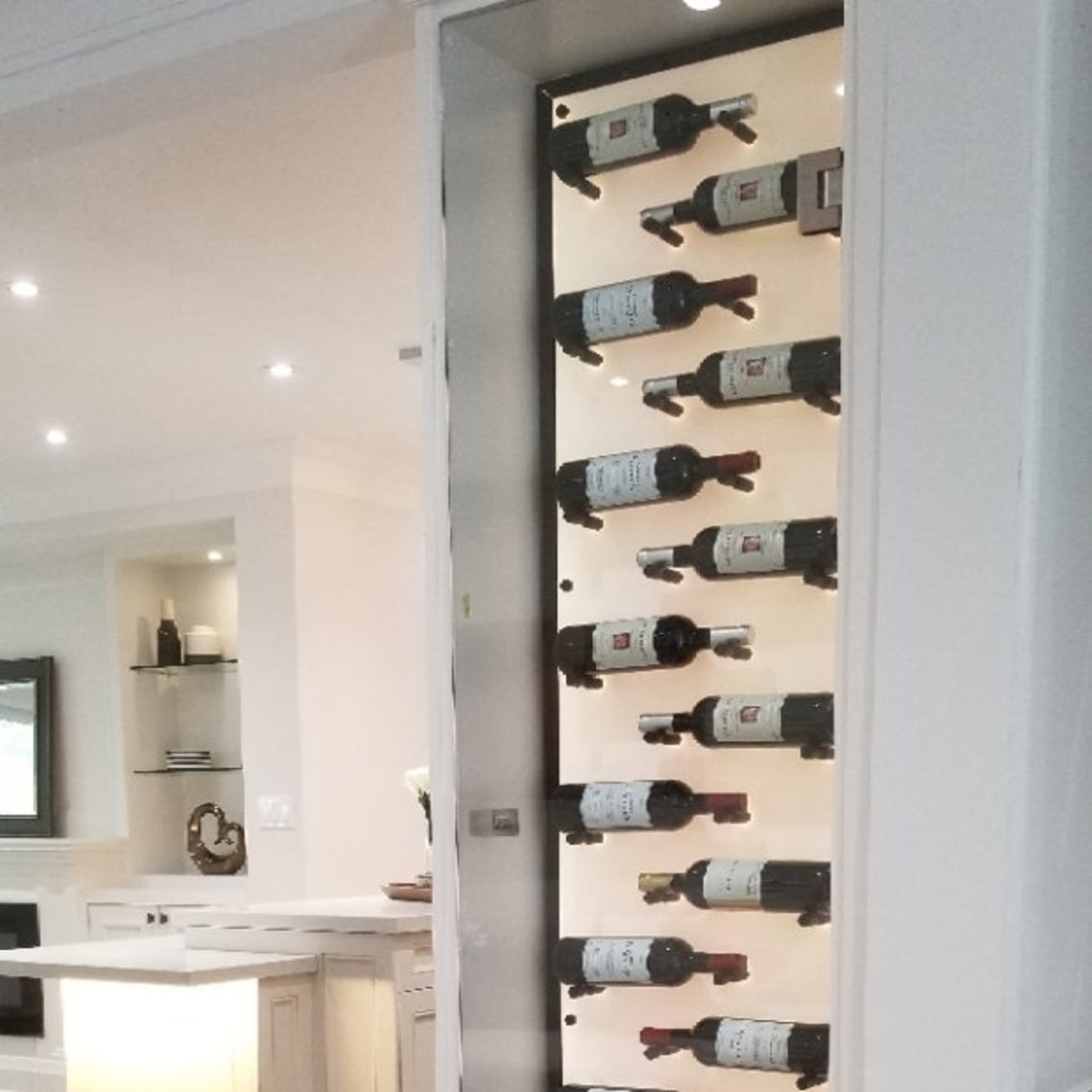 Acrylic panel on Wine Rack 1