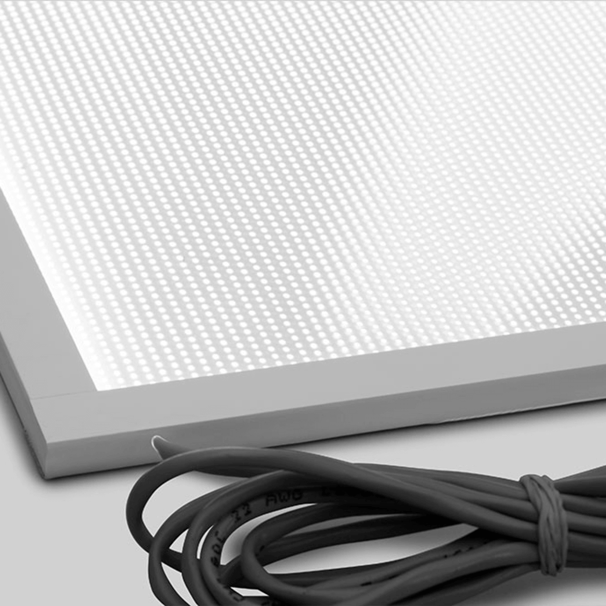 Custom Wire on an Acrylic LED Light Panel