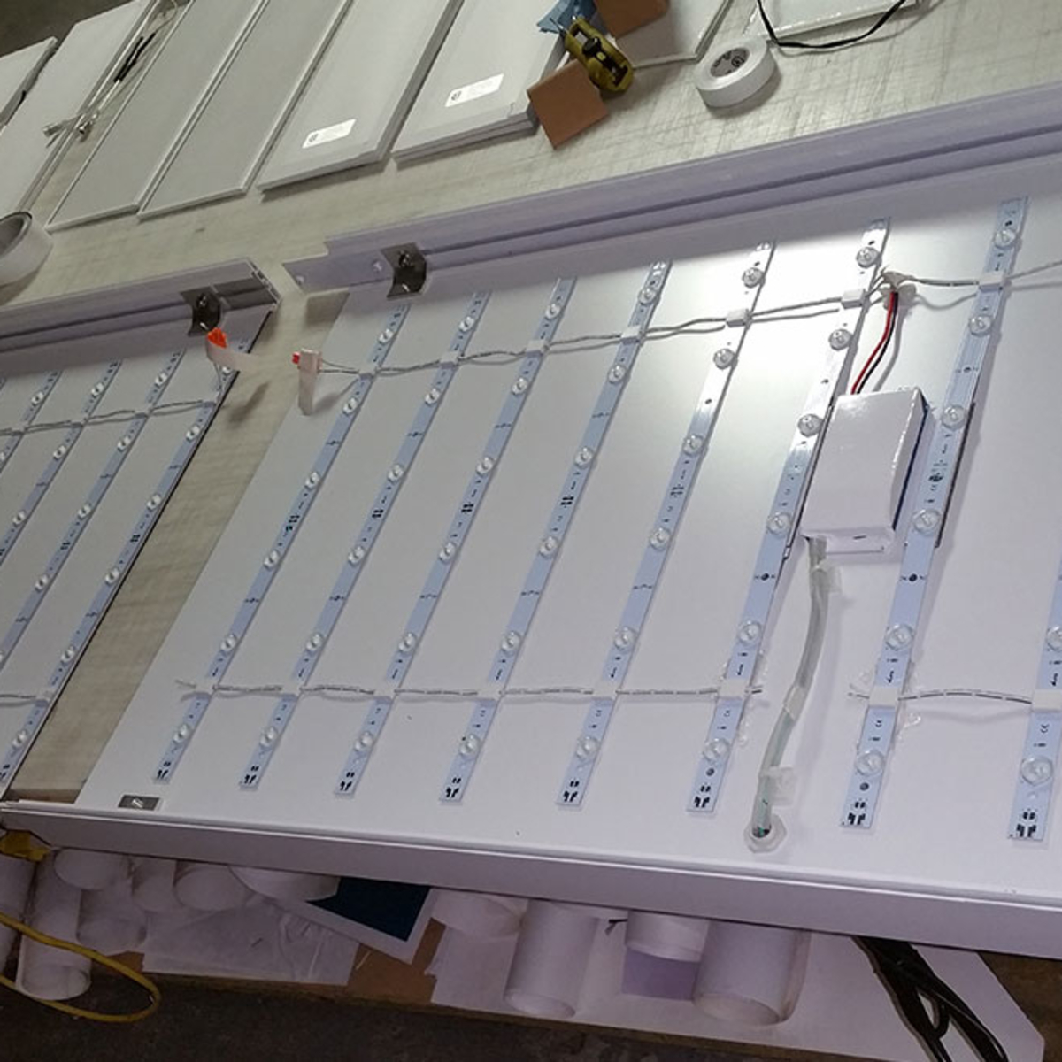 LARGE LED FABRIC LIGHT BOX IN TWO SECTIONS