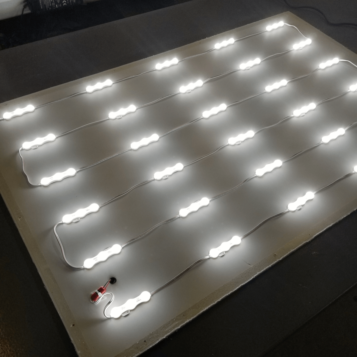 Modular Backlit LED light panel