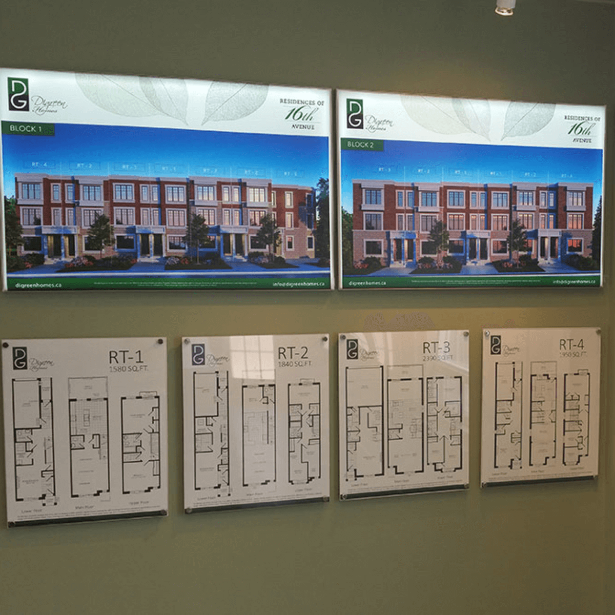 SLIM LED FABRIC LIGHT BOX – SALES OFFICE 1